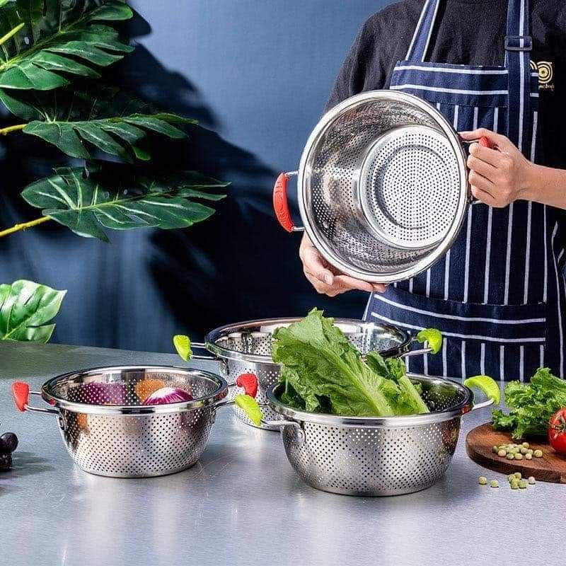 Rice strainer colander