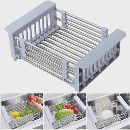 Expandable drain rack