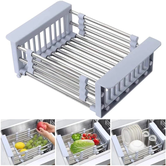 Expandable drain rack