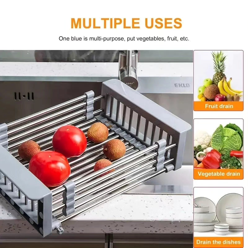 Expandable drain rack