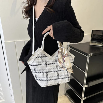 Classic Stripe Crossbody Tote Bags