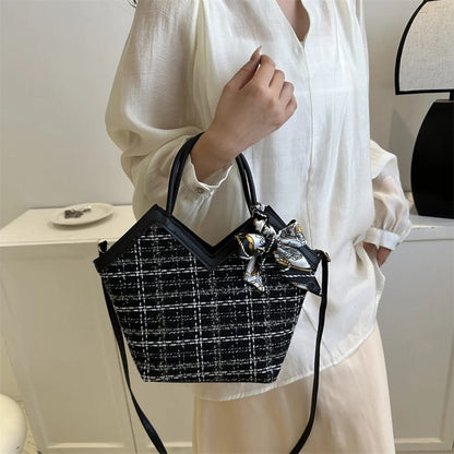 Classic Stripe Crossbody Tote Bags
