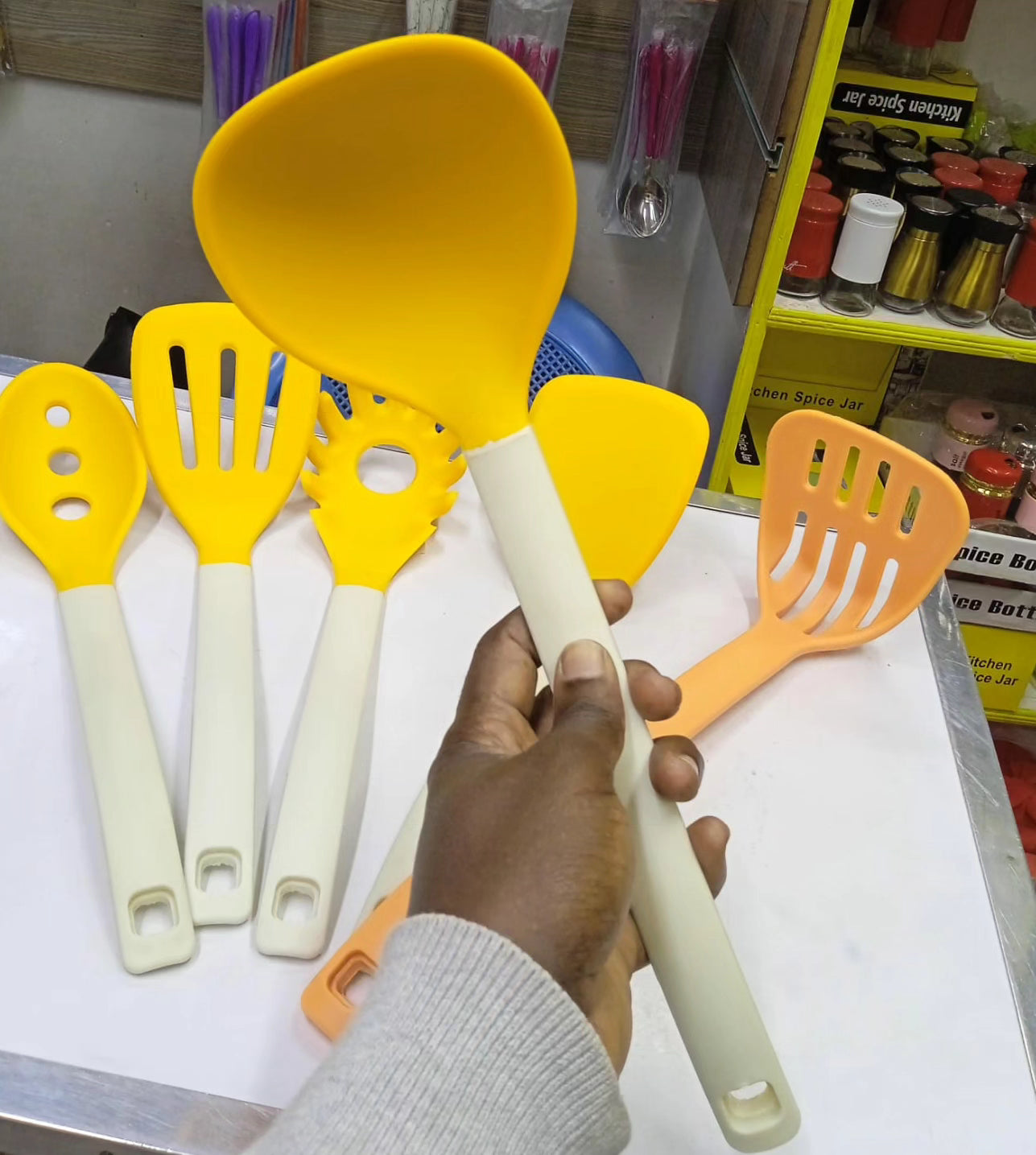 6pcs silicone cooking set