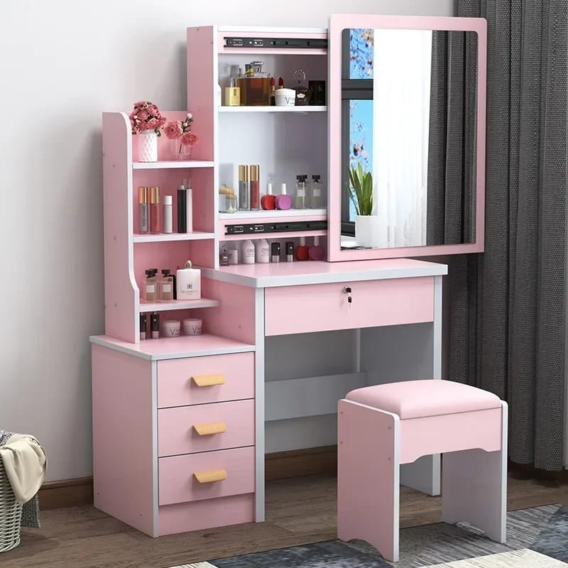 Dressing Table with Sliding Mirror