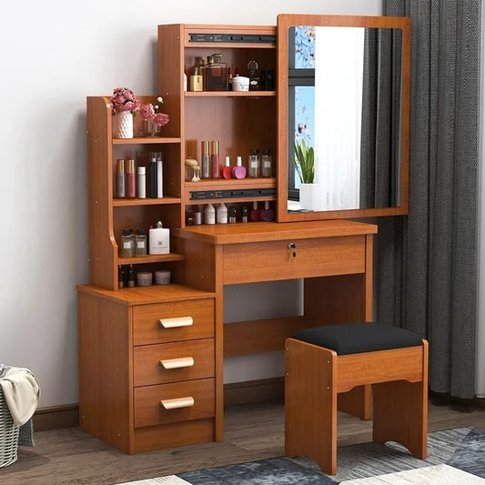 Dressing Table with Sliding Mirror