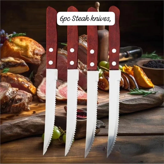 6pc steak knives