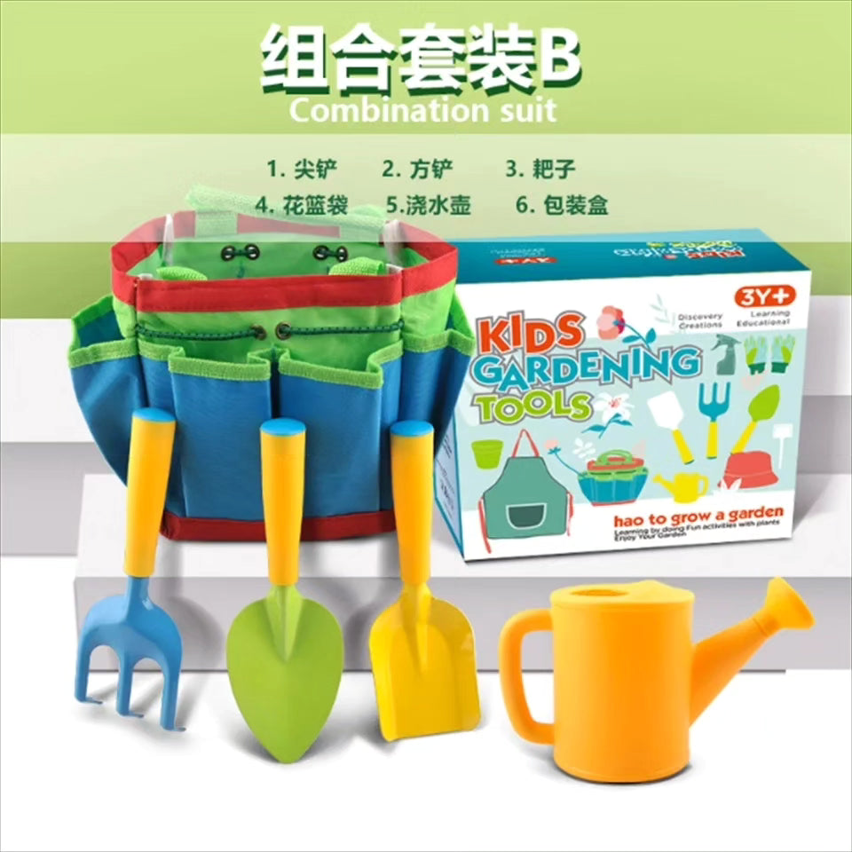 Fun and durable 5pcs kids garden tool set