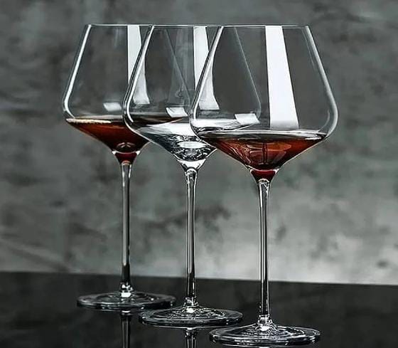 Large 800ml Bulb Wine Glasses 6pc