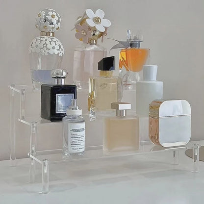 3 Tier  multifunctional acrylic perfume stand