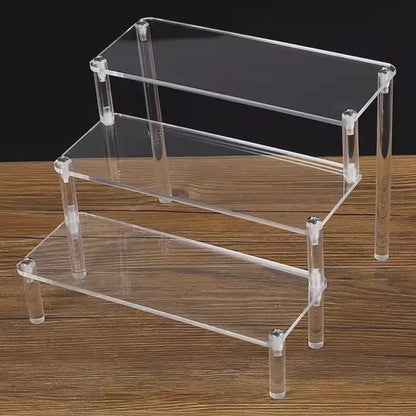 3 Tier  multifunctional acrylic perfume stand