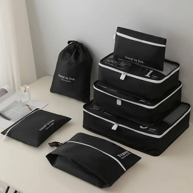 7 in 1 Travel Bag Organizer