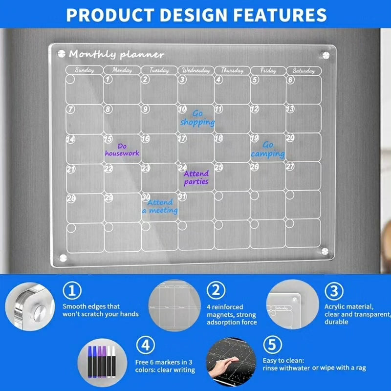 Magnetic Fridge Planner