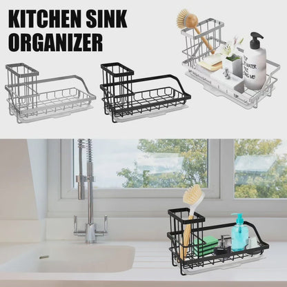 Kitchen Sink Drain Rack Sink Caddy BlackNov