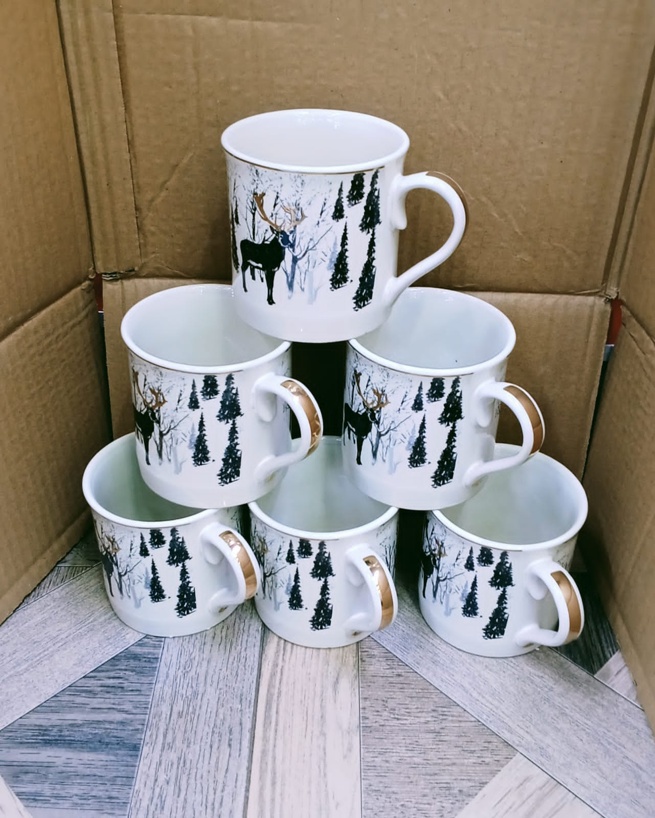 6pcs High Quality Ceramic Mugs