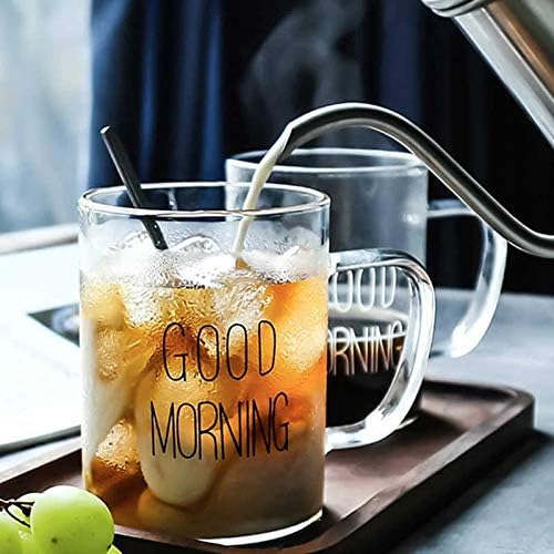 2pcs Glass mugs