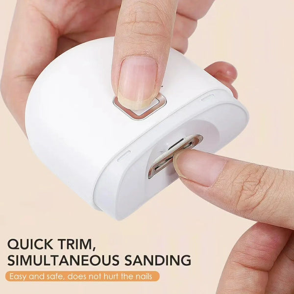 Electric Nail Clipper and Automatic Nail Grinder with Auxiliary Light