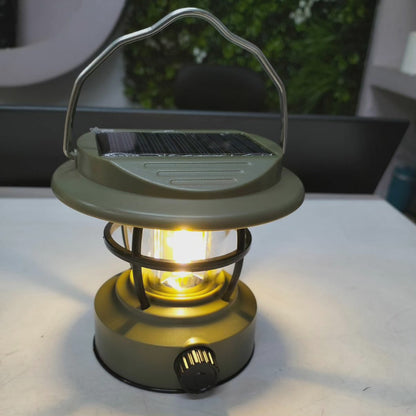 Rechargeable Solar Camping Light Lamp