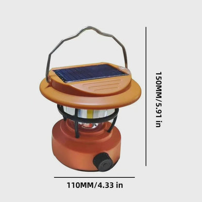 Rechargeable Solar Camping Light Lamp