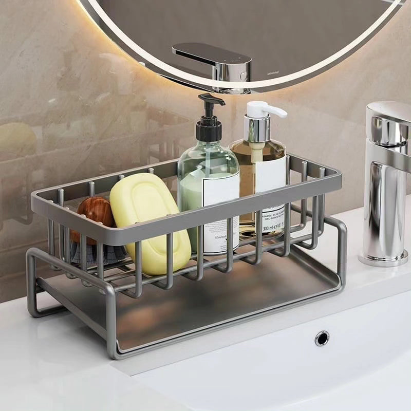 Sink Caddy with Water Draining Tray