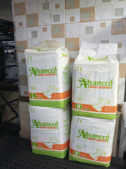 Adult diapers 10pc pack