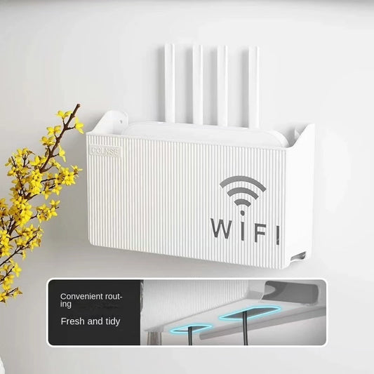 Wall mounted wireless wifi router box cover