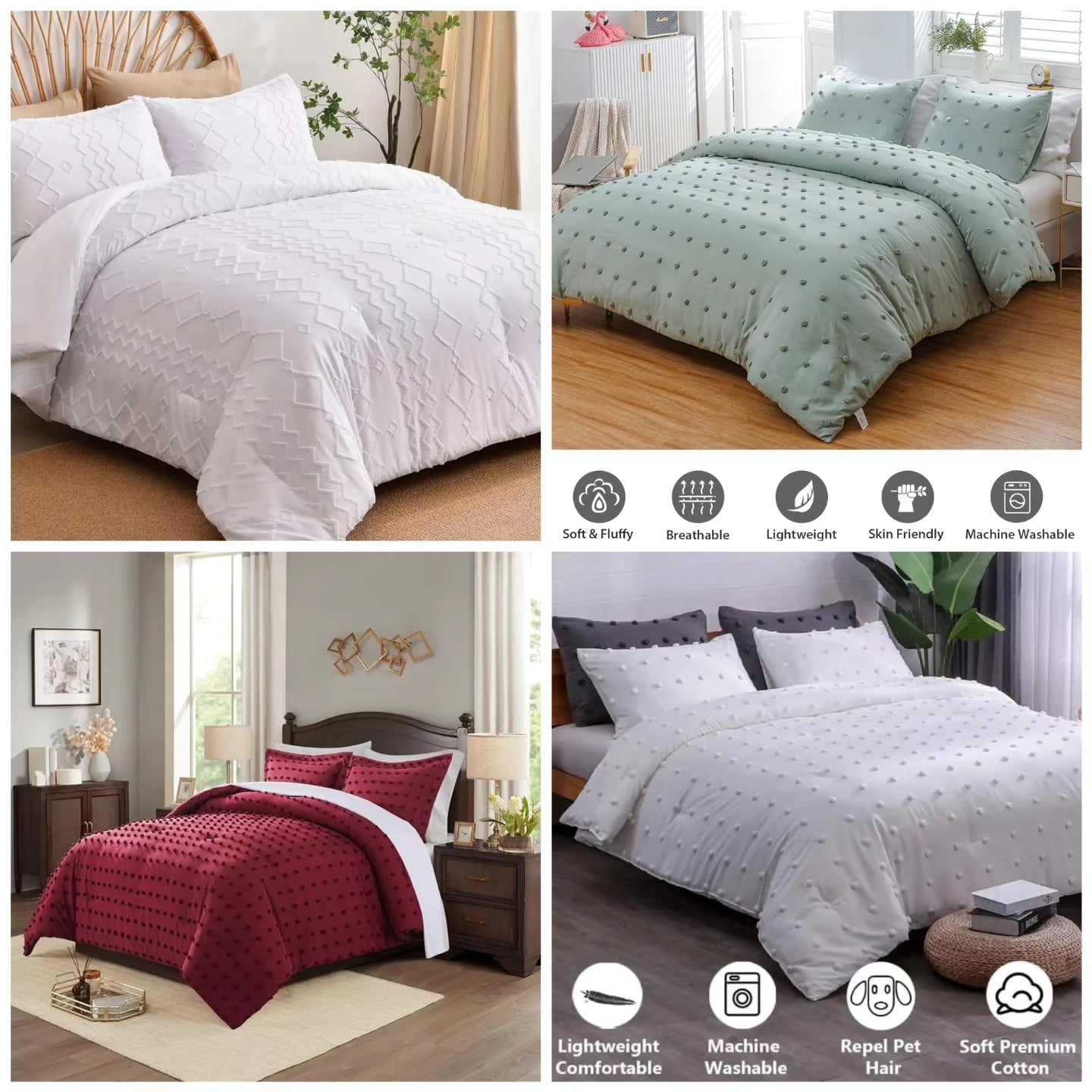 6*6/6*7 Comforter Duvet Set