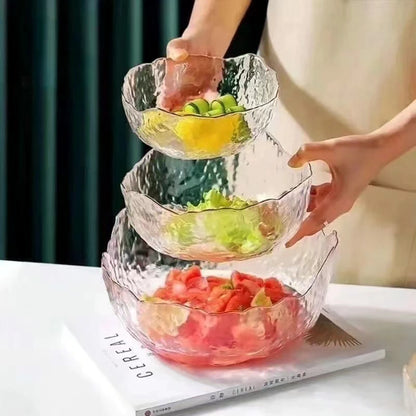 3Pc desert salad bowls