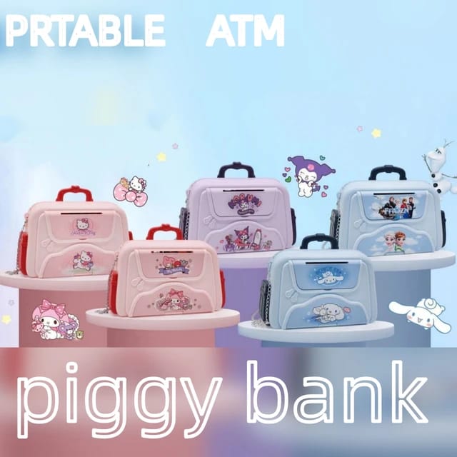 Handbag themed ATM saving piggy bank