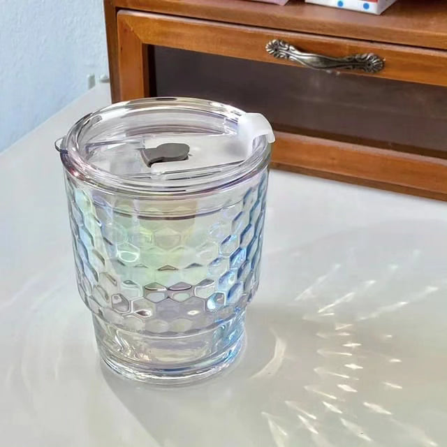 Borosilicate Glass Mug with Straw