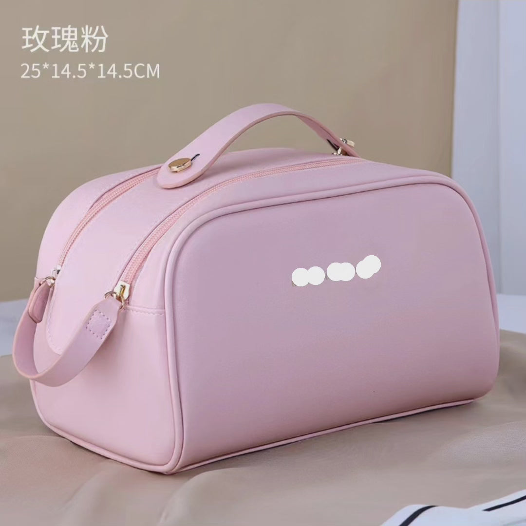 Leather Women Cosmetic Bag