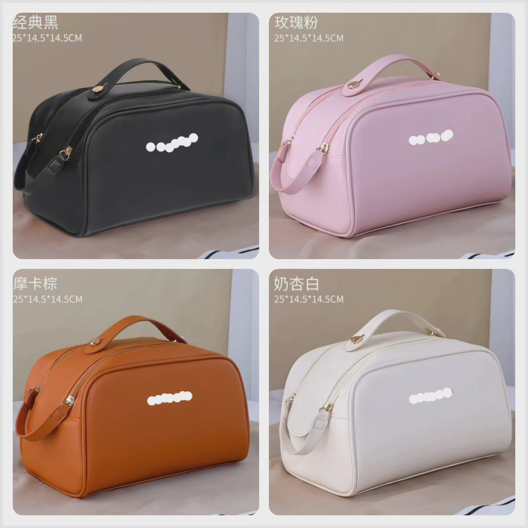 Leather Women Cosmetic Bag
