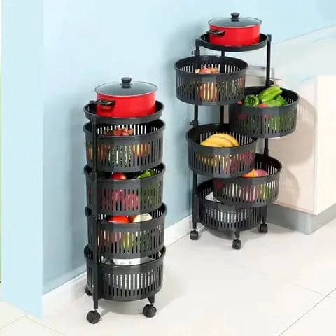 4 Tier plastic vegetable rack