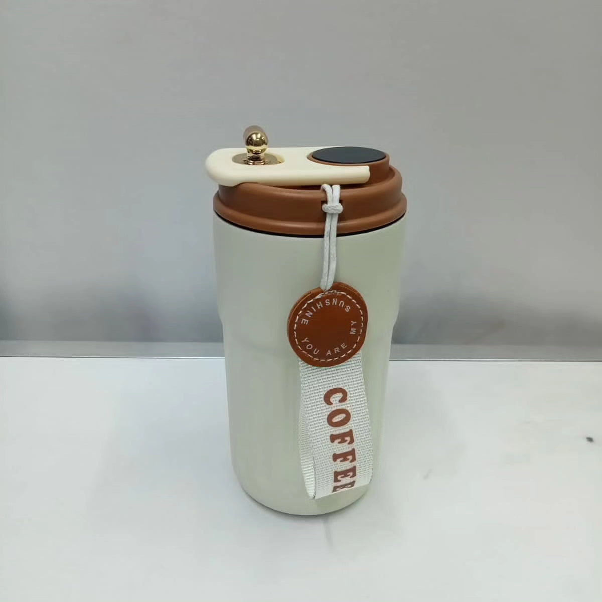 450ml Stainless Steel Insulated Vacuum Cup with Temperature Display