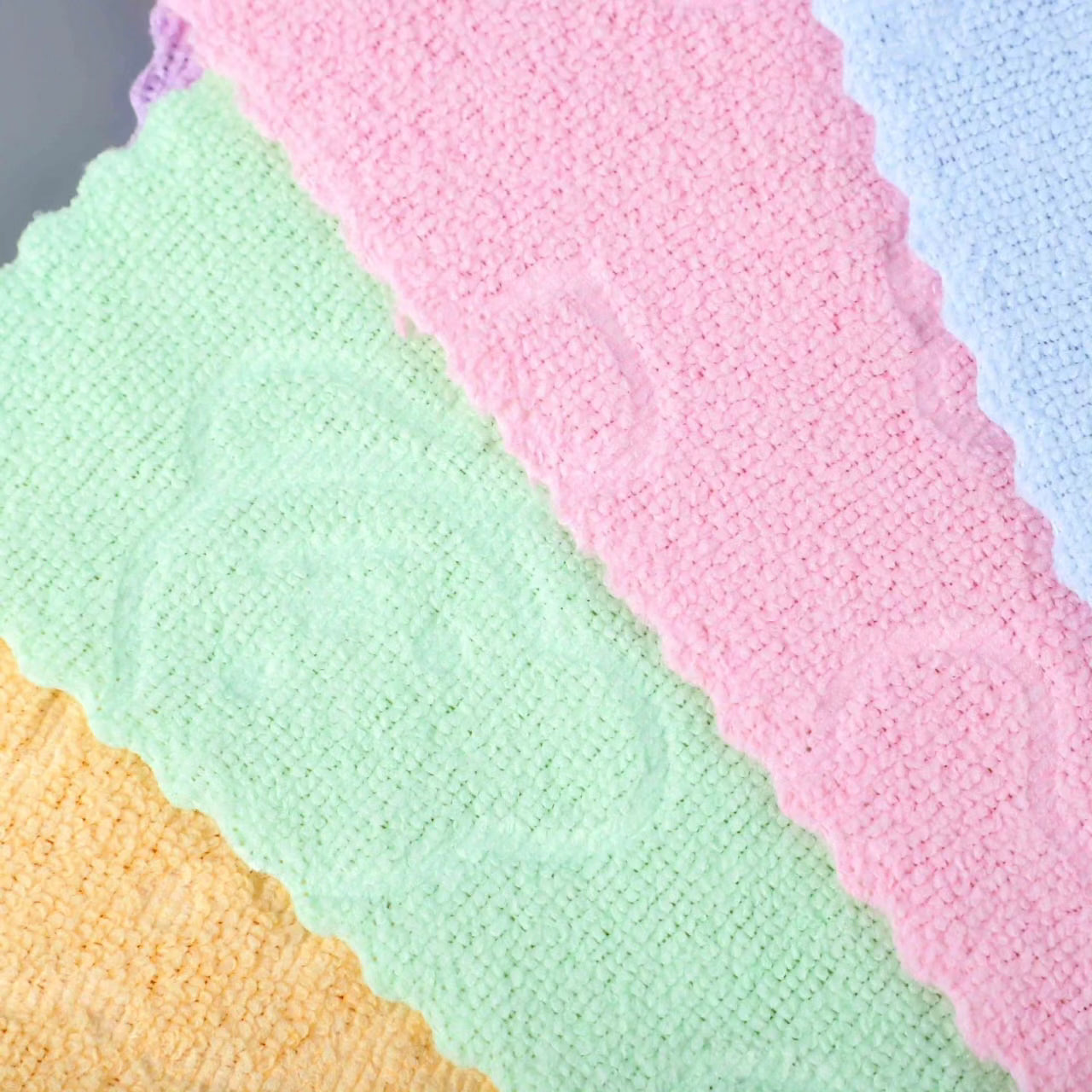 6pcs Coral Velvet Microfiber Towels