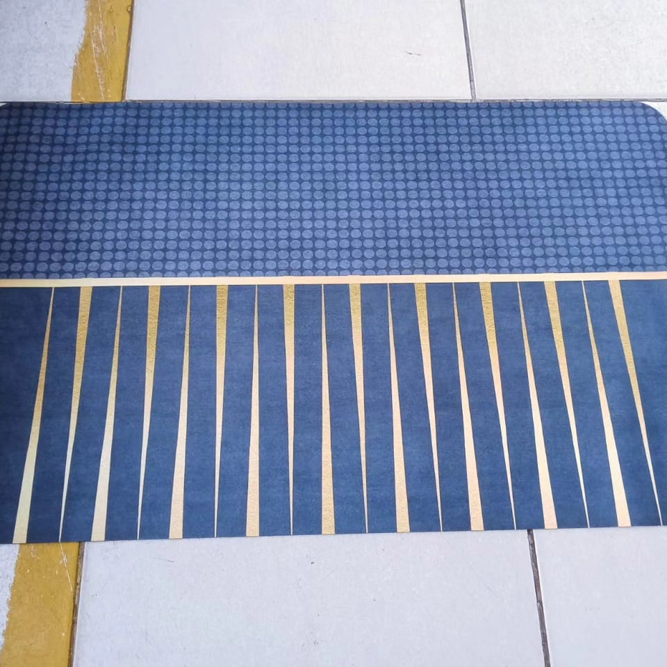 Rubber absorbent door mats