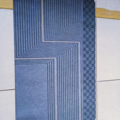 Rubber absorbent door mats