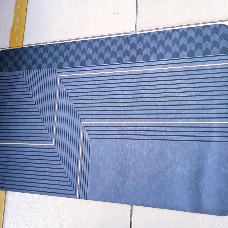 Rubber absorbent door mats