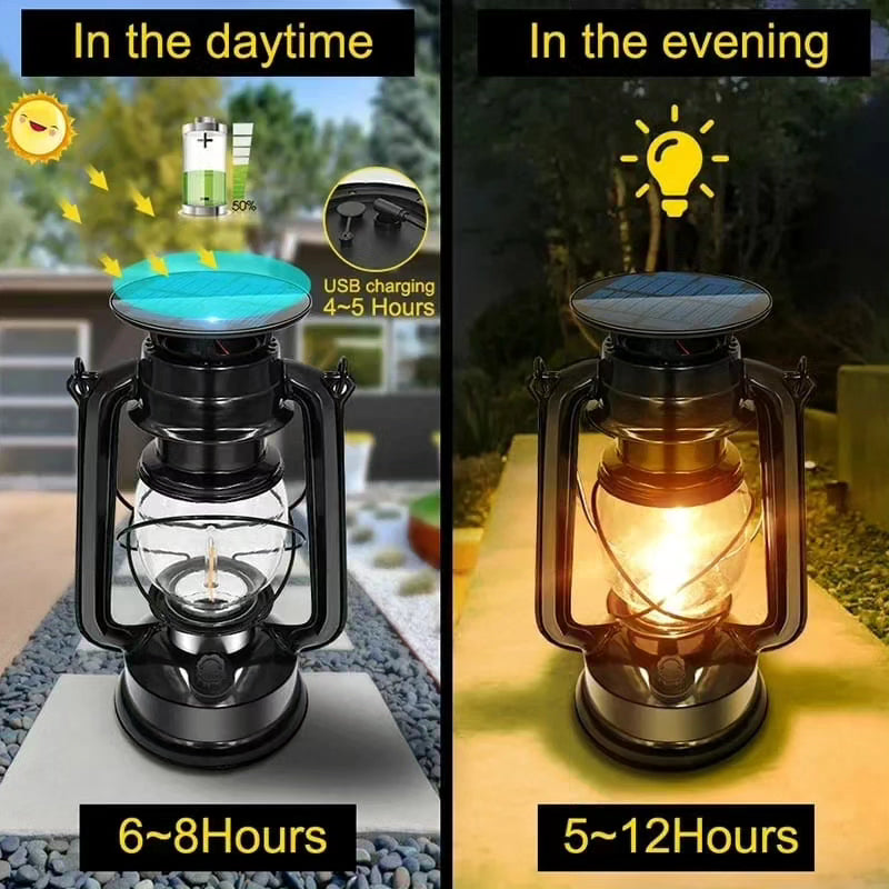 Rechargeable Waterproof Solar Lantern