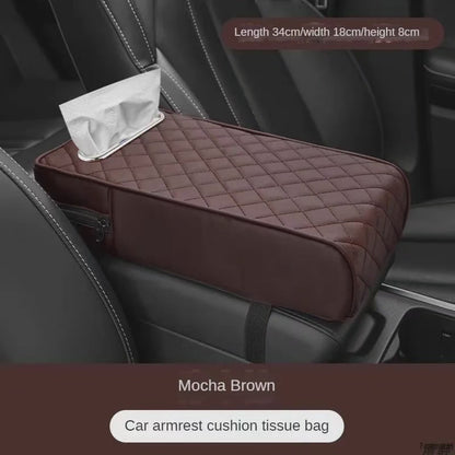 Car Armrest with Tissue Storage