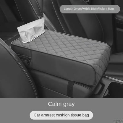 Car Armrest with Tissue Storage