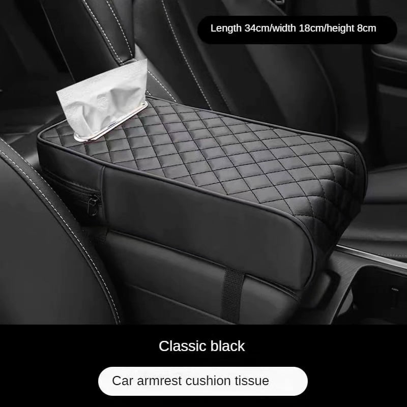 Car Armrest with Tissue Storage