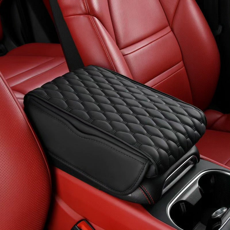 Universal Car Armrest Pad with Side Storage