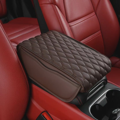 Universal Car Armrest Pad with Side Storage