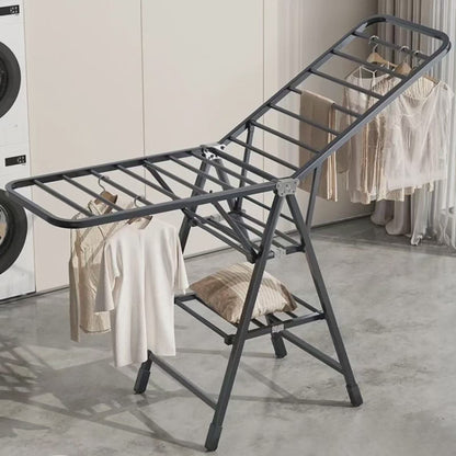 Folding outdoor drying rack BlackNov