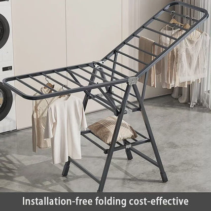 Folding outdoor drying rack BlackNov