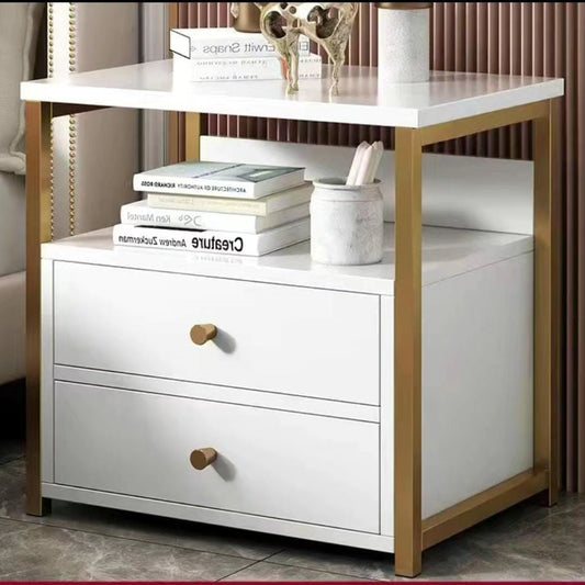 Luxury Double Drawer Bedside Cabinet