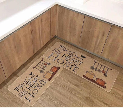 2 in 1 Kitchen rubber mats no slipping