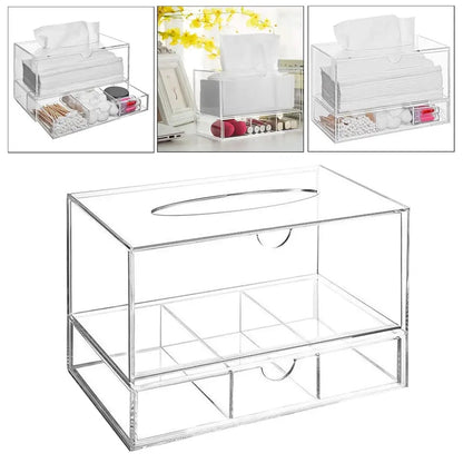 Acrylic  Cosmestic/Serviette Organizer