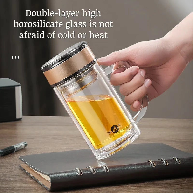 Borosilicate glass mug