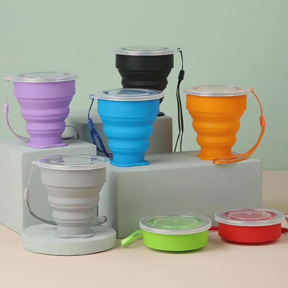 Foldable Silicone Travelling Cup